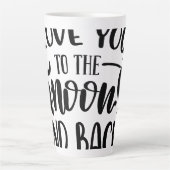 Love You to the Moon and Back" Ceramic Mug – Roman (Devant)