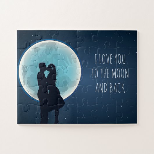 Love You to the moon and back-don puzzle (Horizontal)
