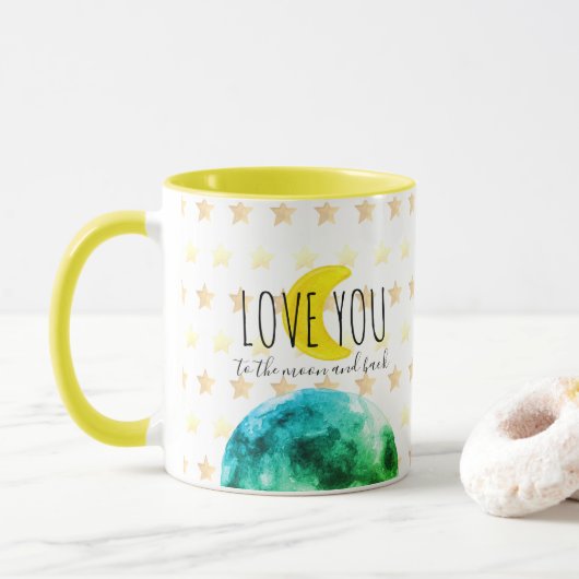 "Love You to the Moon and Back" (Liefde voor de Ma Mok (Met donut)