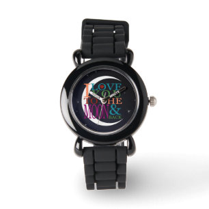 Love You to the Moon & Back Kind Horloge