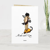 Love You Today et Tomorrow Carte de voeux (Dos)