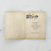 Love You Today et Tomorrow Carte de voeux (Intérieur)