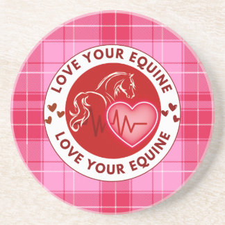 Love Your Equine Zandsteen Onderzetter
