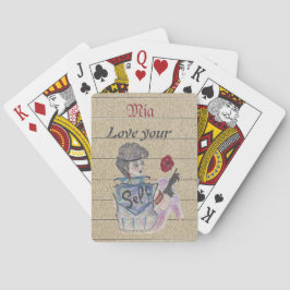 🃏 "Love Your Self" Gepersonaliseerde speelkaarten