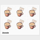 Love Yourself A Latte - Kawaii Coffee Sticker (Vel)