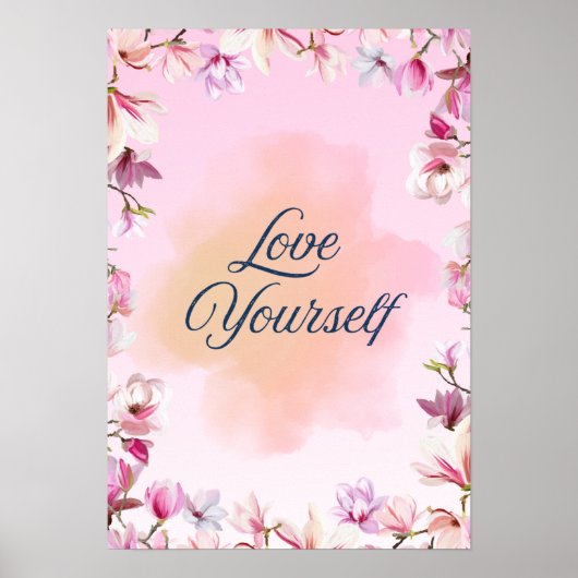 Love Yourself Attractive Poster (Devant)