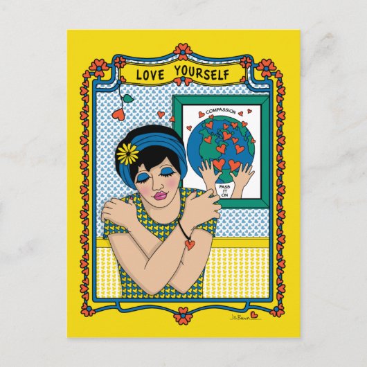 Love Yourself_B_ Briefkaart (Voorkant)