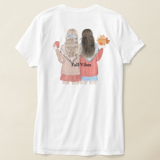 Love Yourself – Fall Vibes T-Shirt | Positive Ener (Laag Achter)