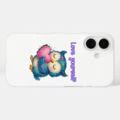 Love Yourself - Inspirational iPhone 16 Coque (Verso (horizontal))