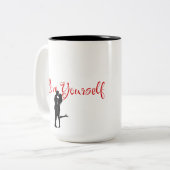 Love Yourself Red Romantic Citation Coffee Mug (Devant gauche)