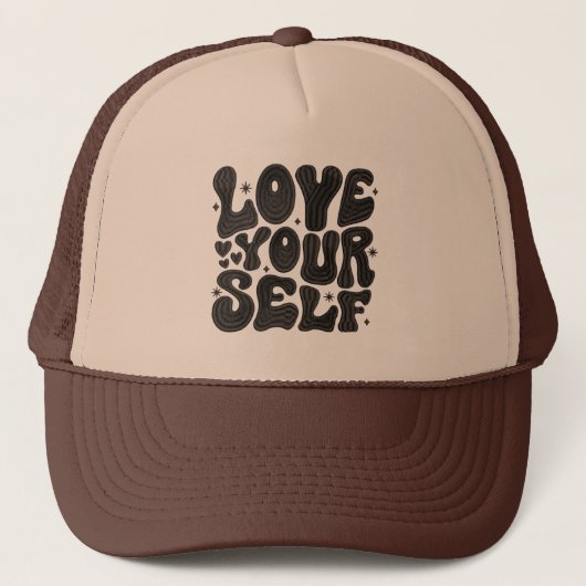 Love Yourself Trucker Hat Trucker Pet (Voorkant)