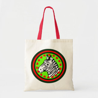 ☞♥Love Zebra Chic en Fabulous Budget Tote Bag♥☜ Bag