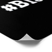 LOVE zwarte geschiedenis maand Afrika kaart Poster (Hoek)