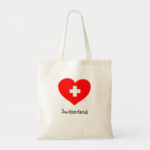 Love Zwitserland canvas tas