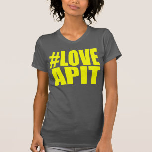 #LOVEAPIT Woman Yellow Racer - ANDERE KLEUREN BESC T-shirt