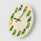 Lovebird Clock Grote Klok (Hoek)