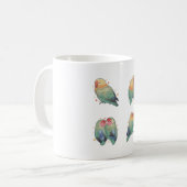 Lovebird Magic Koffiemok (Voorkant links)