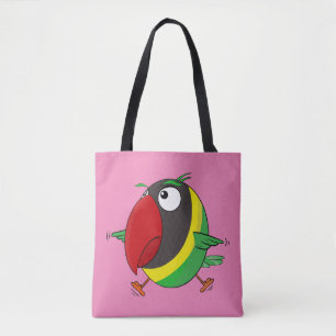 Lovebird papegaai draagtas