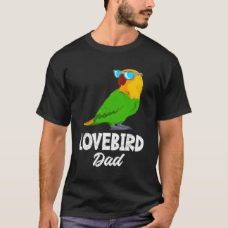 Lovebird Vader Tortelduifjes Papegaai Eigenaar Lov T-shirt