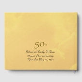 Lovebirds 50ste Jubileum Gastenboek (Achterkant)