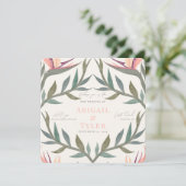 Lovebirds au Paradis Faire-part de mariage (Debout devant)