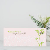 Lovebirds (Blush Pink) Kaart (Staand voorkant)