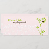 Lovebirds (Blush Pink) Kaart (Voorkant / Achterkant)