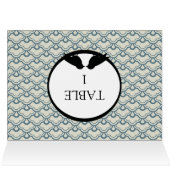 Lovebirds - Carte de table de réception de mariage (Intérieur Horizontal (haut))