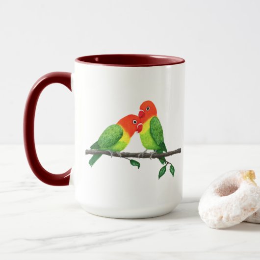 Lovebirds Combo Mok (Met donut)