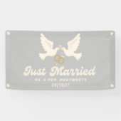 Lovebirds Gewoon Getrouwd Auto Banner (Horizontaal)