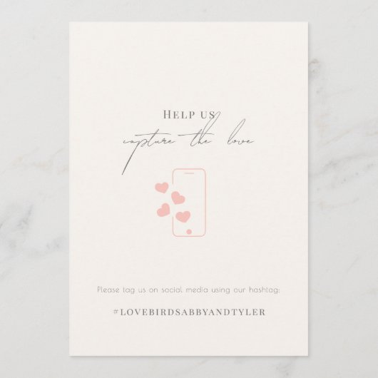 Lovebirds in Paradise Menu plat 5x7 (Dos)