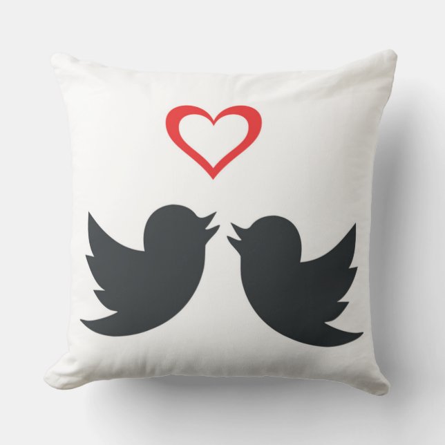 LOVEBIRDS KUSSEN (Voorkant)