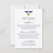 Lovebirds Mariage mexicain Détails Carte de boîtie (Devant)