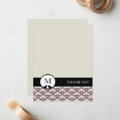 Lovebirds Personnalisé Cartes De Remerciements (De (Devant/Arrière en situation)