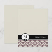 Lovebirds Personnalisé Cartes De Remerciements (De (Devant / Derrière)