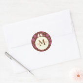 Lovebirds (Polka Dot) Sticker Favor de mariage / S (Enveloppe)