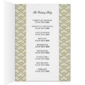 Lovebirds Programmes de cérémonie des Mariages (Intérieur (Droit))