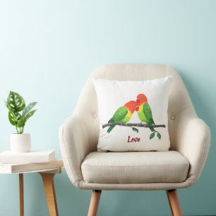 Lovebirds-Sierkussen Kussen
