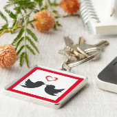 LOVEBIRDS SLEUTELHANGER (Zijkant)