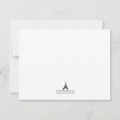 Lovebirds sur Branches Merci Carte pour notes (Dos)