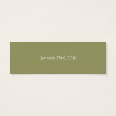 Lovebirds sur Branches Tags cadeaux (Dos)