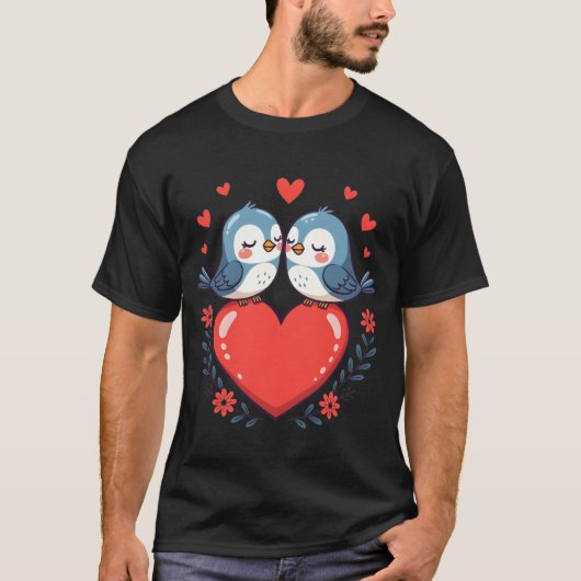 Lovebirds T-shirt (Voorkant)
