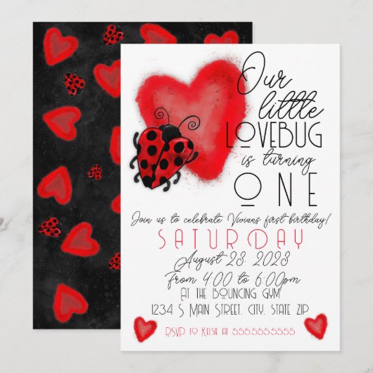 Lovebug Kaart (Voorkant / Achterkant)