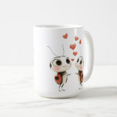 💕 Lovebug Ladybug Mok – Schattigee & Gezellige Si (Voorkant rechts)