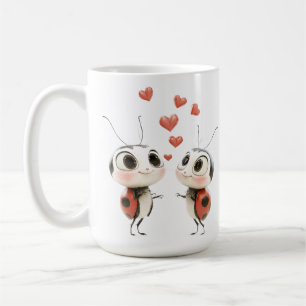 💕 Lovebug Ladybug Mug - Cute & Cosy Sips!