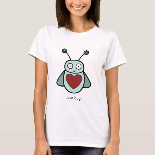 LoveBug, T-shirt d'insecte d'amour (Devant)