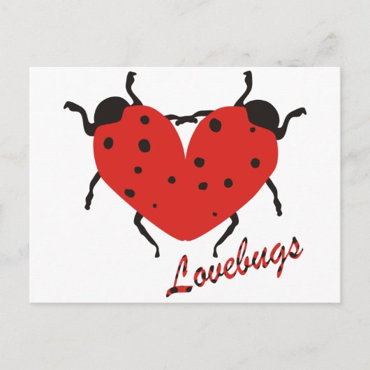 Lovebugs Briefkaart (Voorkant)