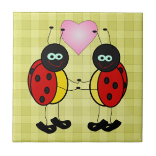 Lovebugs Picnic Tegeltje