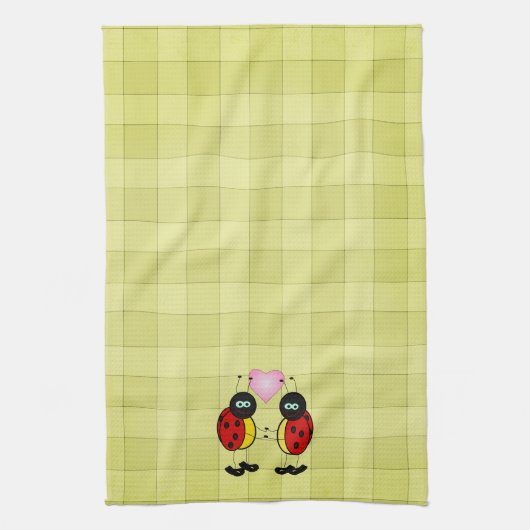 Lovebugs Picnic Theedoek (Verticaal)