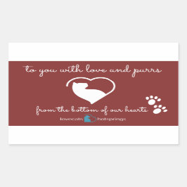 Lovecats Hotsprings sticker